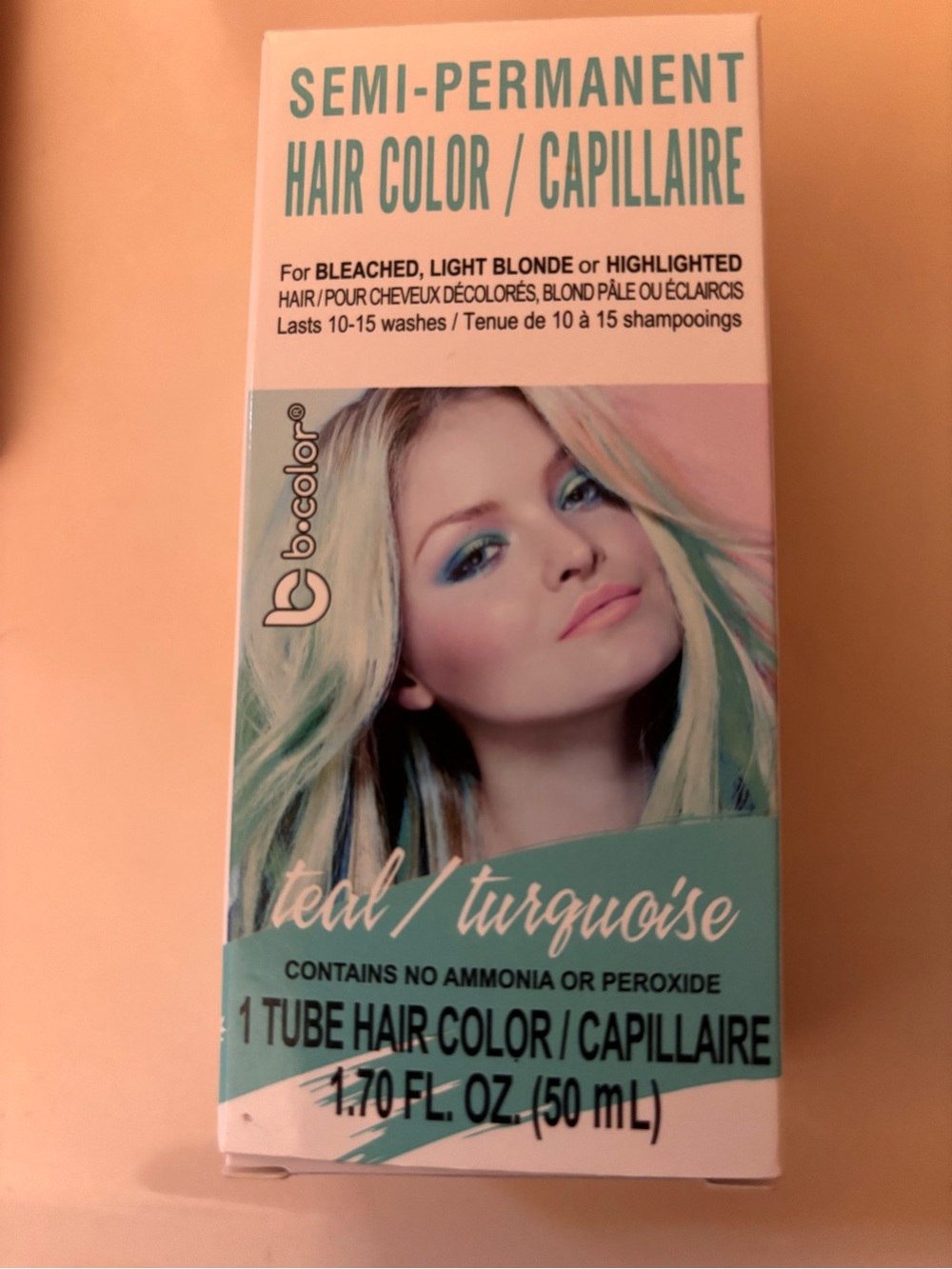 NEW Semi-Permanent Hair Color - Blue-Pink - Picture 2 of 8